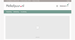 Desktop Screenshot of melkofpuur.nl